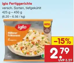 Netto Marken-Discount iglo Fertiggerichte Angebot