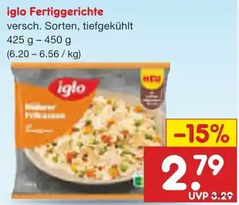 Netto Marken-Discount iglo Fertiggerichte Angebot