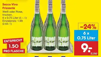 Netto Marken-Discount Secco Vino Frizzante Angebot