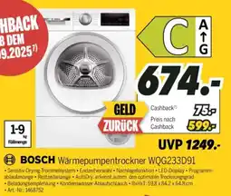 MEDIMAX BOSCH Wärmepumpentrockner WQG233D91 Angebot