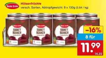 Netto Marken-Discount Beste Ernte Hülsenfrüchte Angebot