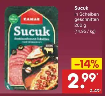 Netto Marken-Discount Sucuk in Scheiben geschnitten Angebot