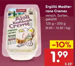 Netto Marken-Discount Ergüllü Mediter- rane Cremes Angebot