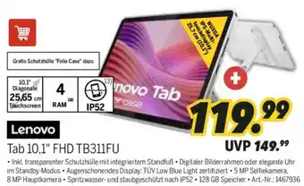 MEDIMAX Lenovo Tab 10,1" FHD TB311FU Angebot