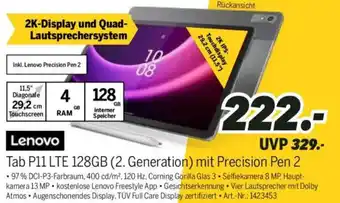 MEDIMAX Lenovo Tab P11 LTE 128GB (2. Generation) mit Precision Pen 2 Angebot