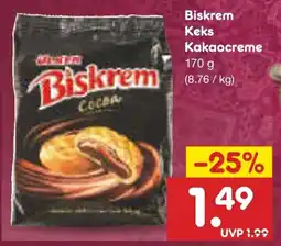 Netto Marken-Discount Biskrem Keks Kakaocreme Angebot