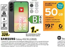 MEDIMAX SAMSUNG Galaxy A56 5G (128GB) + ALLNET-FLAT CLASSIC 50 GB Angebot