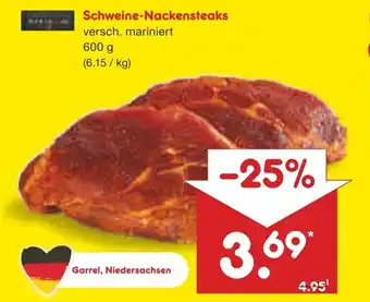 Netto Marken-Discount Schweine-Nackensteaks Angebot