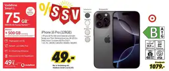 MEDIMAX Apple iPhone 16 Pro (128GB) + Vodafone Smart L 75 GB Angebot