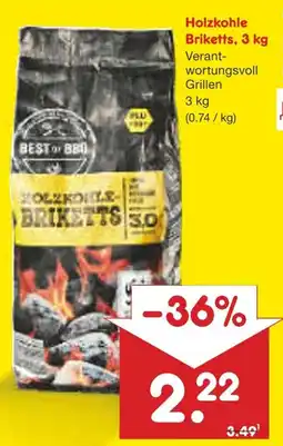 Netto Marken-Discount Holzkohle Briketts Angebot