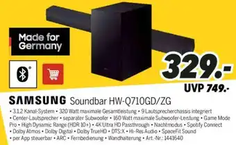 MEDIMAX SAMSUNG Soundbar HW-Q710GD/ZG Angebot