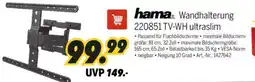 MEDIMAX hama Wandhalterung 220851 TV-WH ultraslim Angebot
