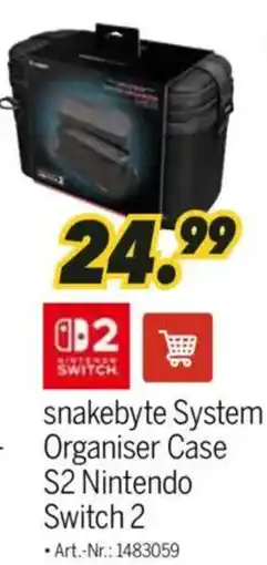 MEDIMAX NINTENDO SWITCH snakebyte System Organiser Case S2 Nintendo Switch 2 Angebot