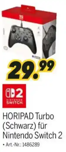 MEDIMAX NINTENDO SWITCH HORIPAD Turbo (Schwarz) für Nintendo Switch 2 Angebot