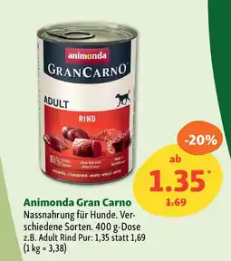 Fressnapf Animonda Gran Carno Angebot