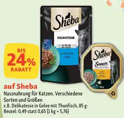 Fressnapf auf Sheba Nassnahrung für Katzen Angebot