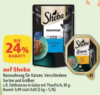 Fressnapf auf Sheba Nassnahrung für Katzen Angebot