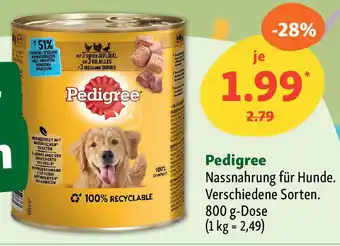Fressnapf Pedigree Nassnahrung Angebot