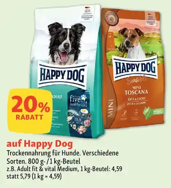 Fressnapf auf Happy Dog Trockennahrung Angebot