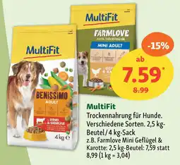 Fressnapf MultiFit Trockennahrung Angebot