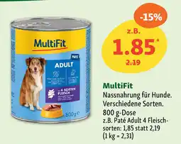 Fressnapf MultiFit Nassnahrung Angebot