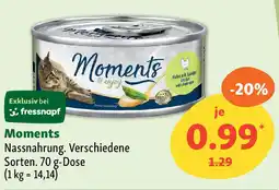 Fressnapf Moments Nassnahrung Angebot
