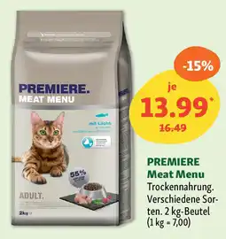 Fressnapf PREMIERE Meat Menu Trockennahrung Angebot
