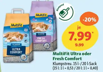 Fressnapf MultiFit Ultra oder Fresh Comfort Angebot
