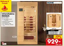 Netto Marken-Discount HOME DELUXE Infrarotkabine REDSUN Angebot