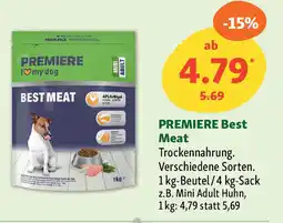 Fressnapf PREMIERE Best Meat Trockennahrung Angebot