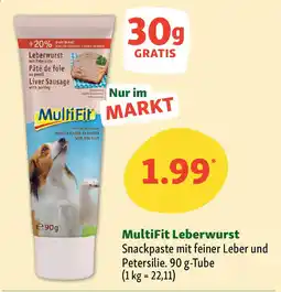 Fressnapf MultiFit Leberwurst Angebot