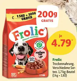 Fressnapf Frolic Trockennahrung Angebot