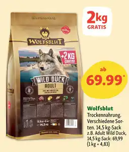 Fressnapf Wolfsblut Trockennahrun Angebot