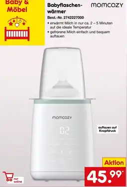 Netto Marken-Discount momcozy Babyflaschenwärmer Angebot