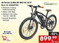 Netto Marken-Discount SACHSENRAD All-Terrain-E-Bike R6 NEO V2, 27,5" Angebot
