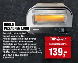 Handelshof UNOLD PIZZAOFEN LUIGI Angebot