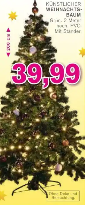 KODi Künstlicher Weihnachtsbaum Angebot