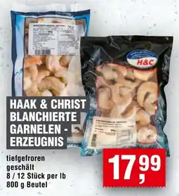 Handelshof HAAK & CHRIST BLANCHIERTE GARNELEN ERZEUGNIS Angebot
