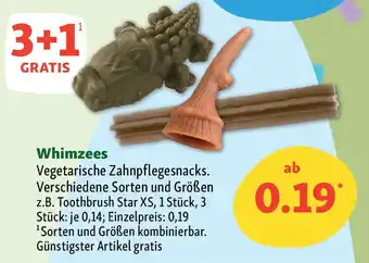 Fressnapf Whimzees Vegetarische Zahnpflegesnacks Angebot