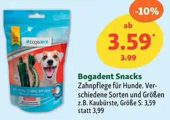 Fressnapf Bogadent Snacks Angebot