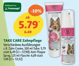 Fressnapf TAKE CARE Zahnpflege Angebot