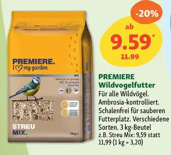 Fressnapf PREMIERE Wildvogelfutter Angebot