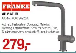 Opti Wohnwelt Franke armatur Angebot