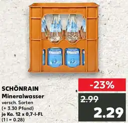 Kaufland SCHÖNRAIN Mineralwasser Angebot