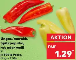 Kaufland Ungar./marokk. Spitzpaprika, rot oder weiß Angebot