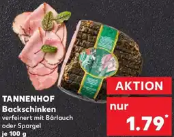 Kaufland TANNENHOF Backschinken Angebot