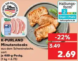 Kaufland K-PURLAND Minutensteaks Angebot