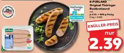 Kaufland K-PURLAND Original Thüringer Rostbratwurst Angebot