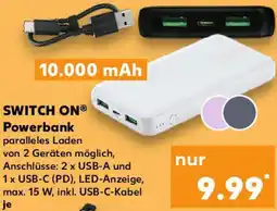 Kaufland SWITCH ON Powerbank Angebot