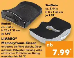 Kaufland LIV&BO Memoryfoam-Kissen Angebot